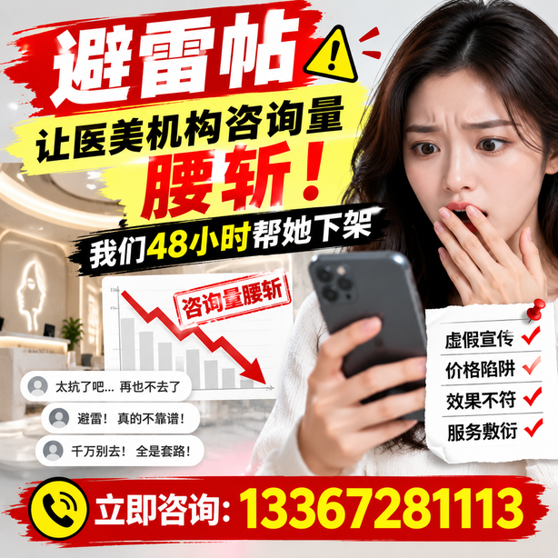 泰安小红书负面笔记合规删帖:一篇避雷帖让医美机构咨询量腰斩,我们48小时帮她下架